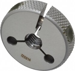 MSC&nbsp;GF Gage Threaded Ring Gage, M8 x 1.25 Metric, Class 6G, Go