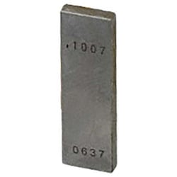 MSC&nbsp;Value Collection Gage Block, Rectangle Steel, 0.1007 in, Grade 0, NIST Certified