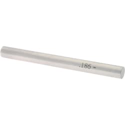 MSC&nbsp;SPI Class ZZ Minus Plug & Pin Gage, 0.1860 in Diameter, Steel