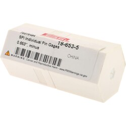 MSC&nbsp;SPI Plug & Pin Gage, 0.6530 in Diameter, 0.0002 in Tolerance, Steel