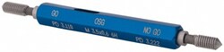 MSC&nbsp;OSG Plug Thread Gage, M3.5 x 0.6, 6H Class, Double End, Go/No Go