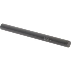 MSC&nbsp;SPI Class ZZ Minus Plug & Pin Gage, 0.1660 in Diameter, Black Oxide