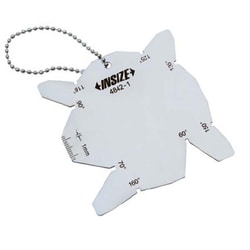 MSC&nbsp;Insize Drill Angle Gage, Stainless Steel, ±0.5° Accuracy, 60°-160° Angles