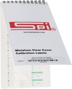 MSC&nbsp;SPI Calibration Label, Green, 1 x 1 in, Vinyl, 140 Pack