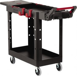 MSC&nbsp;Rubbermaid Heavy-Duty Utility Cart, Structural Foam, 500 lb Capacity, Black