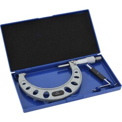 MSC&nbsp;Value Collection Mechanical Outside Micrometer, 4 in Range, 0.0001 in Graduation, Ratchet Stop Thimble