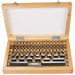 MSC&nbsp;Value Collection Gage Block Set, Steel, Grade 0, 81 Pc, 0.05 to 4 in Range