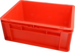 MSC&nbsp;SSI Schaefer Storage Tote, 55 lb Capacity, Stacking, FDA Approved