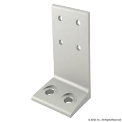 MSC&nbsp;80/20 Inc. Base Plate, Series 15, Anodized Aluminum, Floor Mount