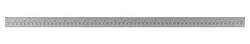 MSC&nbsp;PEC Tools Combination Square Blade, 24 in, EM Graduations, Satin Chrome Finish