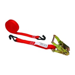 MSC&nbsp;US Cargo Control Ratchet Strap, 6 ft, 1 in, 1100 lb, Polyester