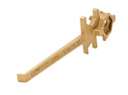 MSC&nbsp;Vestil Drum Bung Nut Wrench, Aluminum, Non-Sparking, For Most Drum Plugs