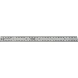 MSC&nbsp;SPI Steel Rule, 6 in OAL, 16R Graduation, Flexible, Satin Chrome-Plated