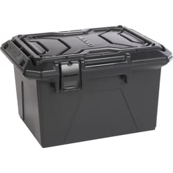 MSC&nbsp;Plano Molding Dividable Tote, 4.20 gal, Plastic, Black
