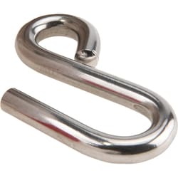 MSC&nbsp;Ronstan S-Hook, 316 Stainless Steel, 9.5 mm (3/8 in), Closed Eye