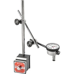 MSC&nbsp;Starrett Magnetic Base Indicator Holder Set, Magnetic Base, Universal Adjustment, 650B1 Indicator, Wood Case