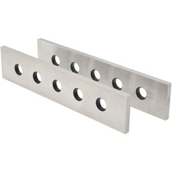 MSC&nbsp;Value Collection Two Face Parallel, Tool Steel, 6 in. x 1-1/4 in. x 3/16 in.