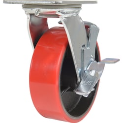 MSC&nbsp;Vestil Caster, Polyurethane, 6 x 2 in, 1232 lb, Rigid