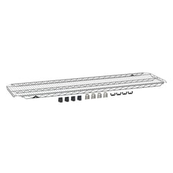 MSC&nbsp;Metro Super Erecta Wire Shelf, Steel, Chrome, 18 x 60 in