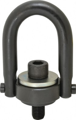 MSC&nbsp;Jergens Safety Engineered Center Pull Hoist Ring, Bolt-On, 7000 kg Capacity, M30 x 3.5 Thread