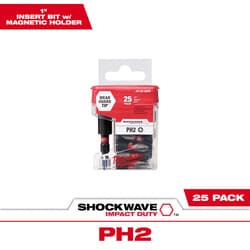 MSC&nbsp;Milwaukee Tool Bit Holder, Magnetic, 2-3/8 inch, SHOCKWAVE Impact Duty