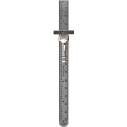 MSC&nbsp;Insize USA LLC Steel Rule, Inch & Metric Graduation, Rigid, Stainless Steel