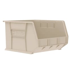 MSC&nbsp;Akro-Mils Plastic Storage Bin, Stackable, 18 in Length, Red