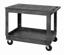 MSC&nbsp;Quantum Storage Systems Louvered Bench Rack, 24 Bins, 27 x 21 in
