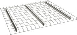 MSC&nbsp;Nashville Wire Pallet Rack Welded Wire Decking, Steel, 44 in Deep, 46 in Wide, 1.5 in High