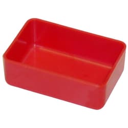 MSC&nbsp;Champion Tool Storage Drawer Bin, Plastic, 4 in Depth, Red