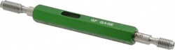 MSC&nbsp;GF Gage Plug Thread Gage, #6-32 Thread, 2B Class, Double End, Go & No Go