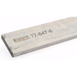 MSC&nbsp;SPI Square Straight Edge, 96 in, Spring Steel, 0.0018 in Flatness