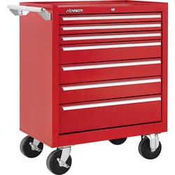 MSC&nbsp;Kennedy Steel Tool Roller Cabinet, 29 in, 7 Drawer, Brown