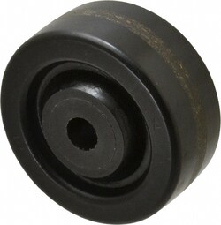 MSC&nbsp;Albion Caster Wheel, Phenolic, 3-1/2 in, 1-1/4 in, Plain Bearing