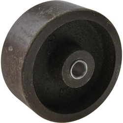 MSC&nbsp;Albion Caster Wheel, Cast Iron, 3 in, 1-1/4 in, 3/8 in Axle