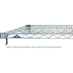 MSC&nbsp;Metro Adjustable Wire Shelf, Chrome, 18 x 54 in, 600 lb Capacity
