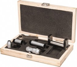 MSC&nbsp;Fowler Inside Micrometer Set, 2-6 in, 0.001 in Graduations, Carbide Faces