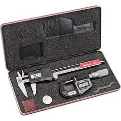 MSC&nbsp;Starrett Electronic Caliper & Micrometer Kit, 2 pc, 0.00005 in Micrometer
