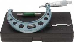 MSC&nbsp;Mitutoyo Mechanical Outside Micrometer, 6-7 in, 0.001 in Graduation, Ratchet Stop