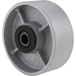 MSC&nbsp;Value Collection Caster Wheel, Cast Iron, 4 in Dia, 1-1/2 in W, 1/2 in Axle