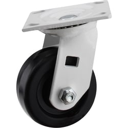 MSC&nbsp;Value Collection Rigid Top Plate Caster, Phenolic, 4 in Wheel Dia, 800 lb