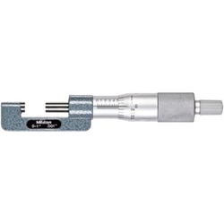 MSC&nbsp;Mitutoyo Hub Micrometer, 3-4 in Range, 0.001 in Graduation