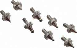 MSC&nbsp;NES Caliper Gage Accessories, for IPD Gages, Carbide, 1/4 in Point Length