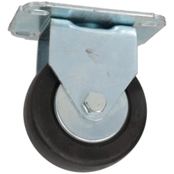 MSC&nbsp;E.R. Wagner Caster, Rigid, Hard Rubber, 3 inch Wheel