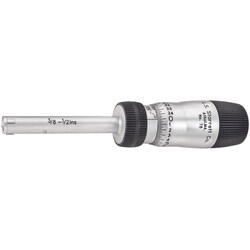 MSC&nbsp;Starrett Bore Gage, 3/8 to 1/2 in Range, 0.00025 in Graduations, 3-Point Contacts