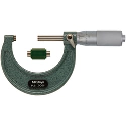 MSC&nbsp;Mitutoyo Mechanical Outside Micrometer, 2 in, 0.0001 in, Friction Thimble