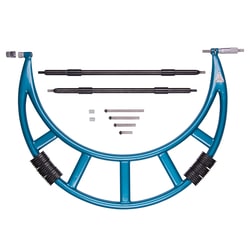 MSC&nbsp;Fowler Interchangeable Anvil Micrometer, 16-20 in., 0.001 in. Graduation, 0.00036 in. Accuracy