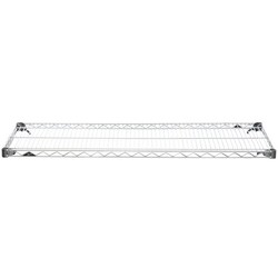 MSC&nbsp;Metro Adjustable Chrome Wire Shelf, 18x48 in, 800 lb Capacity