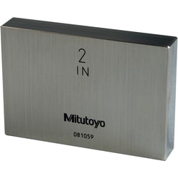 MSC&nbsp;Mitutoyo Gage Block, Rectangle, 2 Inch, Steel, Grade 0