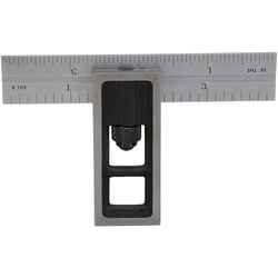 MSC&nbsp;TESA Brown & Sharpe Double Square, 4 Inch Blade Length, 4R Graduation